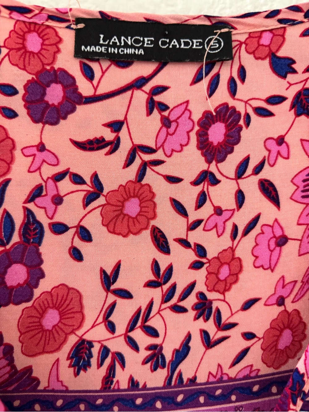 Boho Pink and Purple Maxi /midi Dress small - Picture 10 of 12